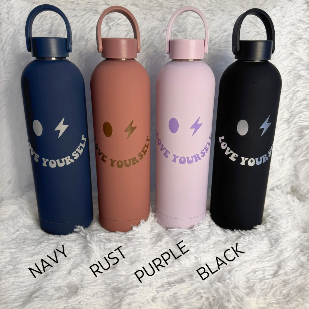 LOVE YOURSELF Stainless Steel Water Bottle