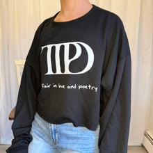 Load image into Gallery viewer, Tortured Poets Dept Black Crop
