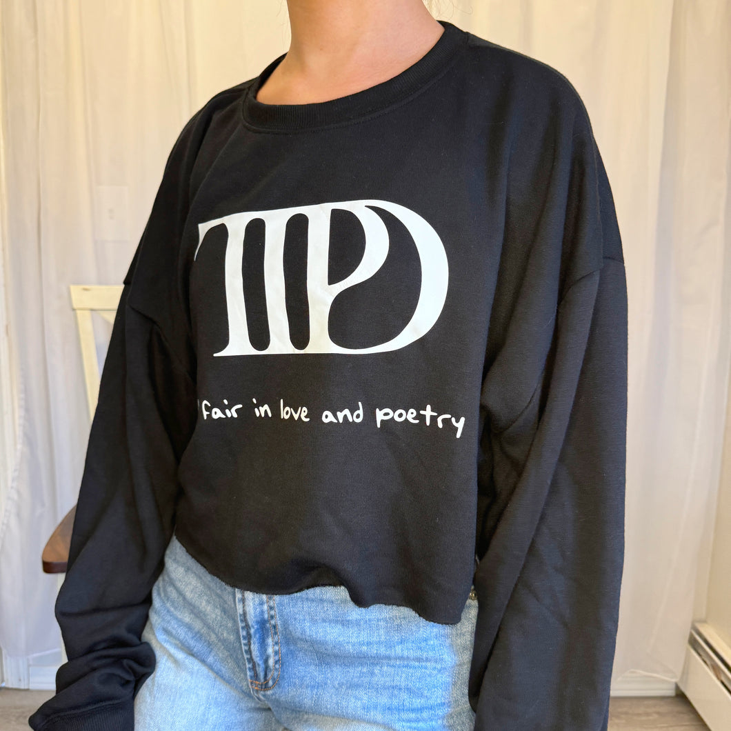 Tortured Poets Dept Black Crop