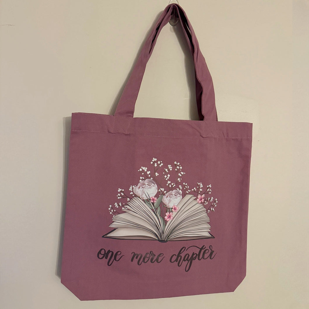 One More Chapter Maroon Tote