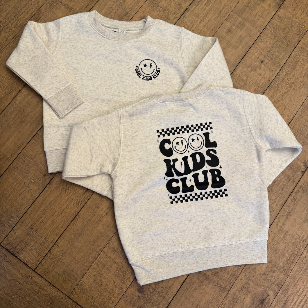 Cool Kids Beige Crewneck