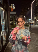 Load image into Gallery viewer, Pink &amp; Navy Crewneck
