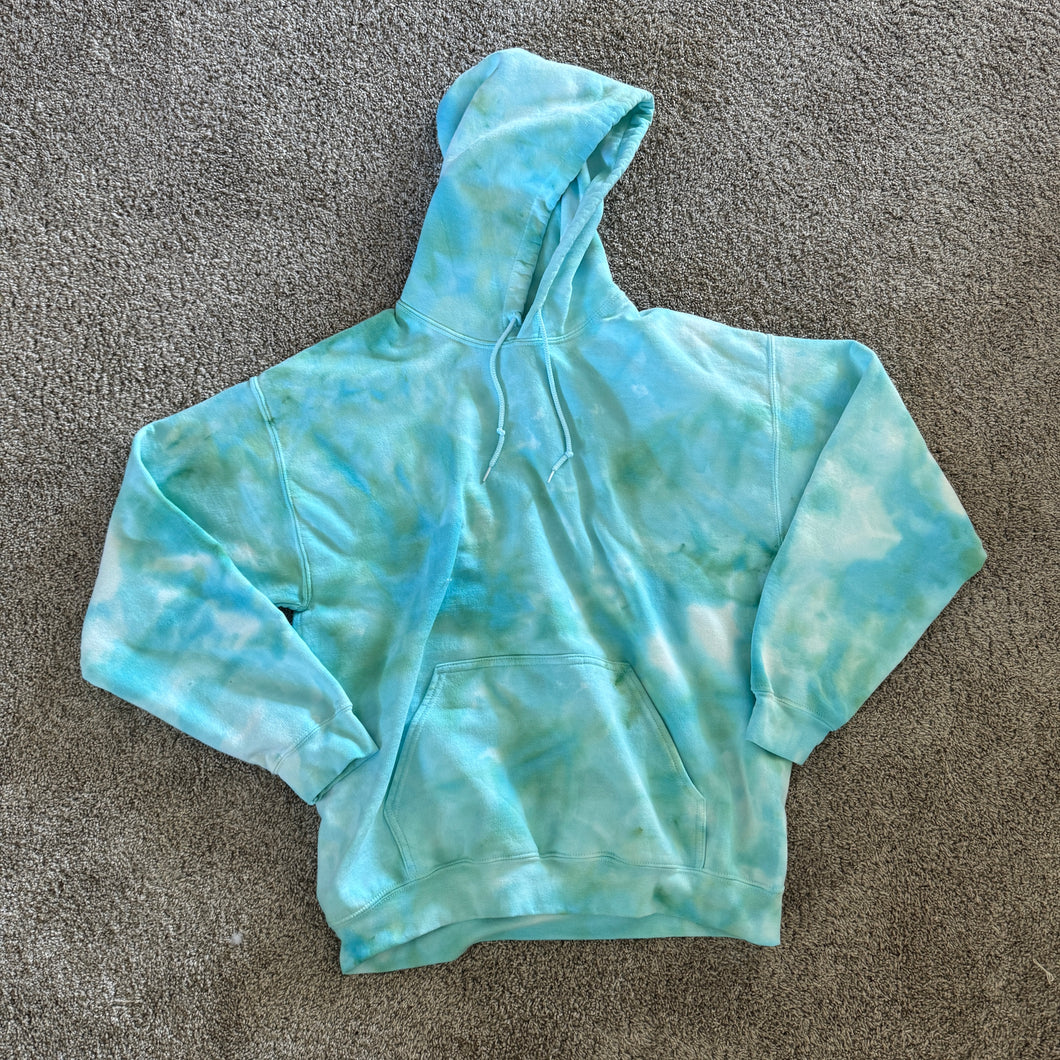 Teal Large Hoodie