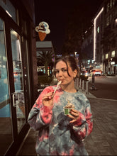 Load image into Gallery viewer, Pink &amp; Navy Crewneck
