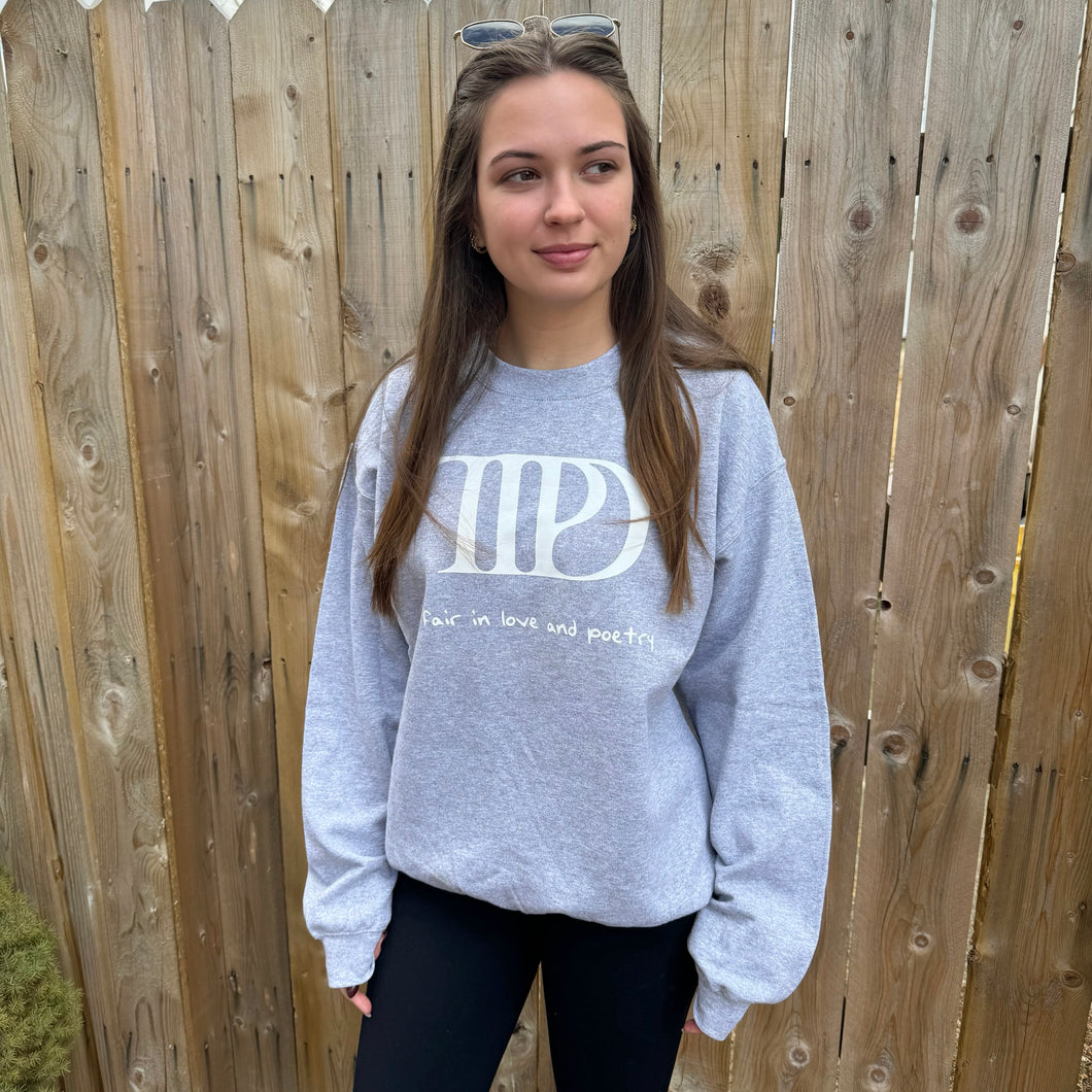 Tortured Poets Dept Gray Crewneck
