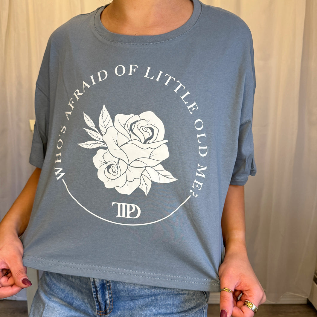 Tortured Poets Lyric Cropped Tee
