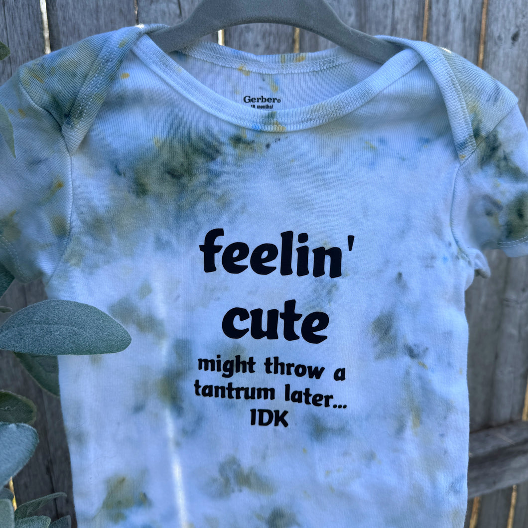 Feelin' Cute Sage Onesie