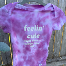 Load image into Gallery viewer, Feelin&#39; Cute Purple Onesie

